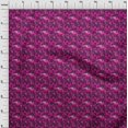 thumbnail image 4 of oneOone Rayon Fuschia Pink Fabric Abstract Sewing Material Print Fabric By The Yard 56 Inch Wide, 4 of 4