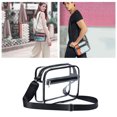 thumbnail image 2 of WIFKLSIIPG Sac Bandoulière Transparent Approuvé pour Stade Sac à Main d'Épaule avec Bandoulière Ajustable pour Concerts, 2 of 6