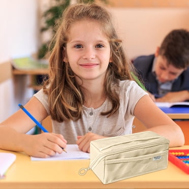 zanvin Durable Large Capacity Pencil Case, Fabric, Pencil Case Storage Box with Assorted Colors, 1 Count