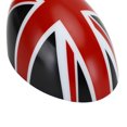 thumbnail image 2 of 2x Union Jack UK Flag Mirror Covers for MINI Cooper R55 R56 R57 Black/Red, 2 of 10