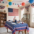 thumbnail image 3 of Birdeem Living Room Decor, Independence Day Table Runner Independence Day Party Tablecloth Suitable for Holiday Decoration Kitchen Table Cloth Living Room Fireplace Cabinet Table Cloth, 3 of 8