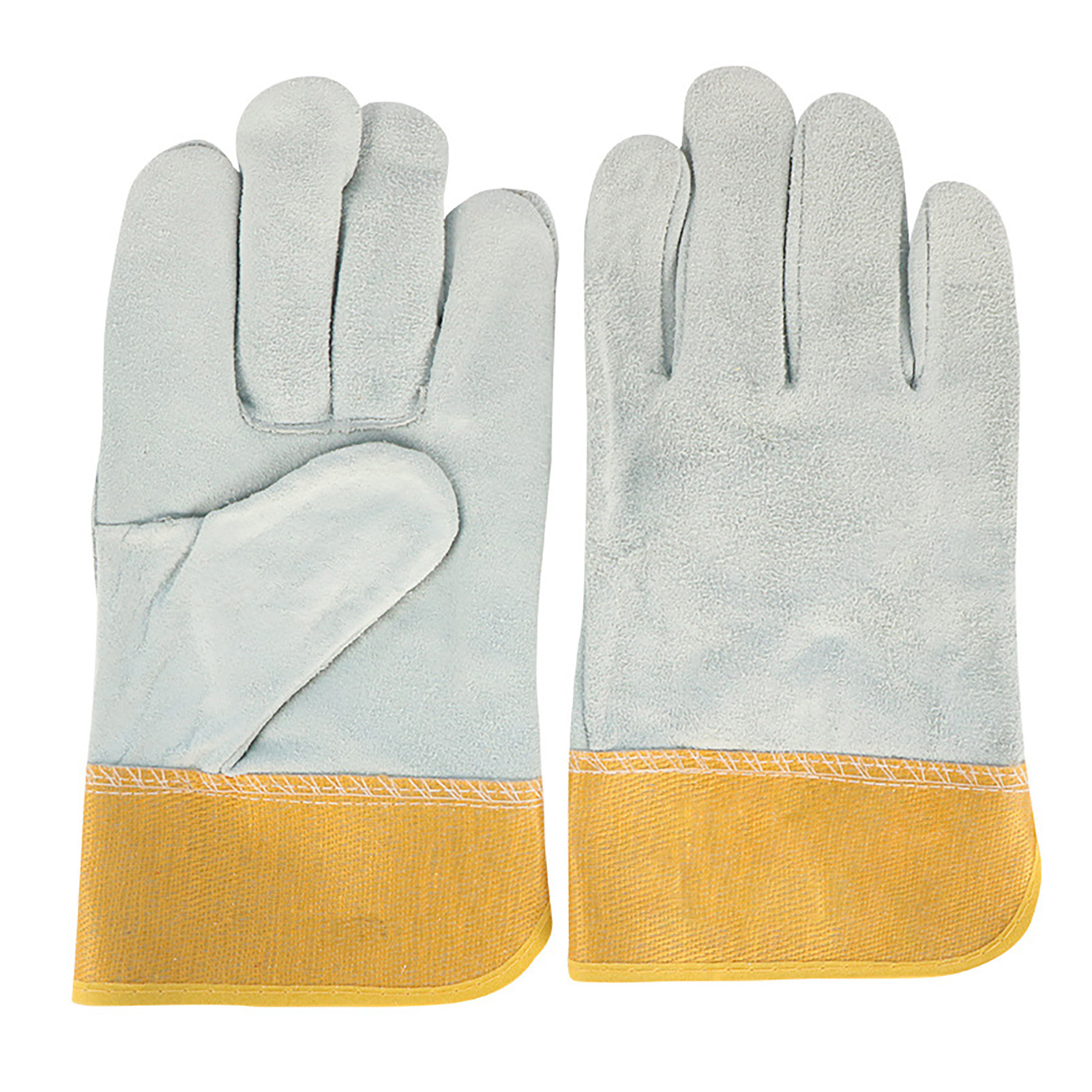 Work Gloves, Fireproof Welding Gloves Cowhide Leather  for Hardware Processing