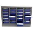 thumbnail image 4 of 20 Drawers Parts Tool Cabinet Hardware Storage Organizer with Partitions and Labels for Garage Warehouse Office, 4 of 11