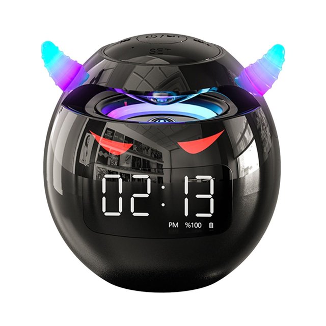 TopLLC Haut-Parleur Bluetooth Audio de Bureau Réveil de Chevet Mini Haut-Parleur en Liquidation
