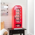 thumbnail image 3 of Coca-Cola Retro Vending Machine Mini Fridge, AC/DC, Classic Design for Home & Office, 4 Can Capacity, 3 of 8