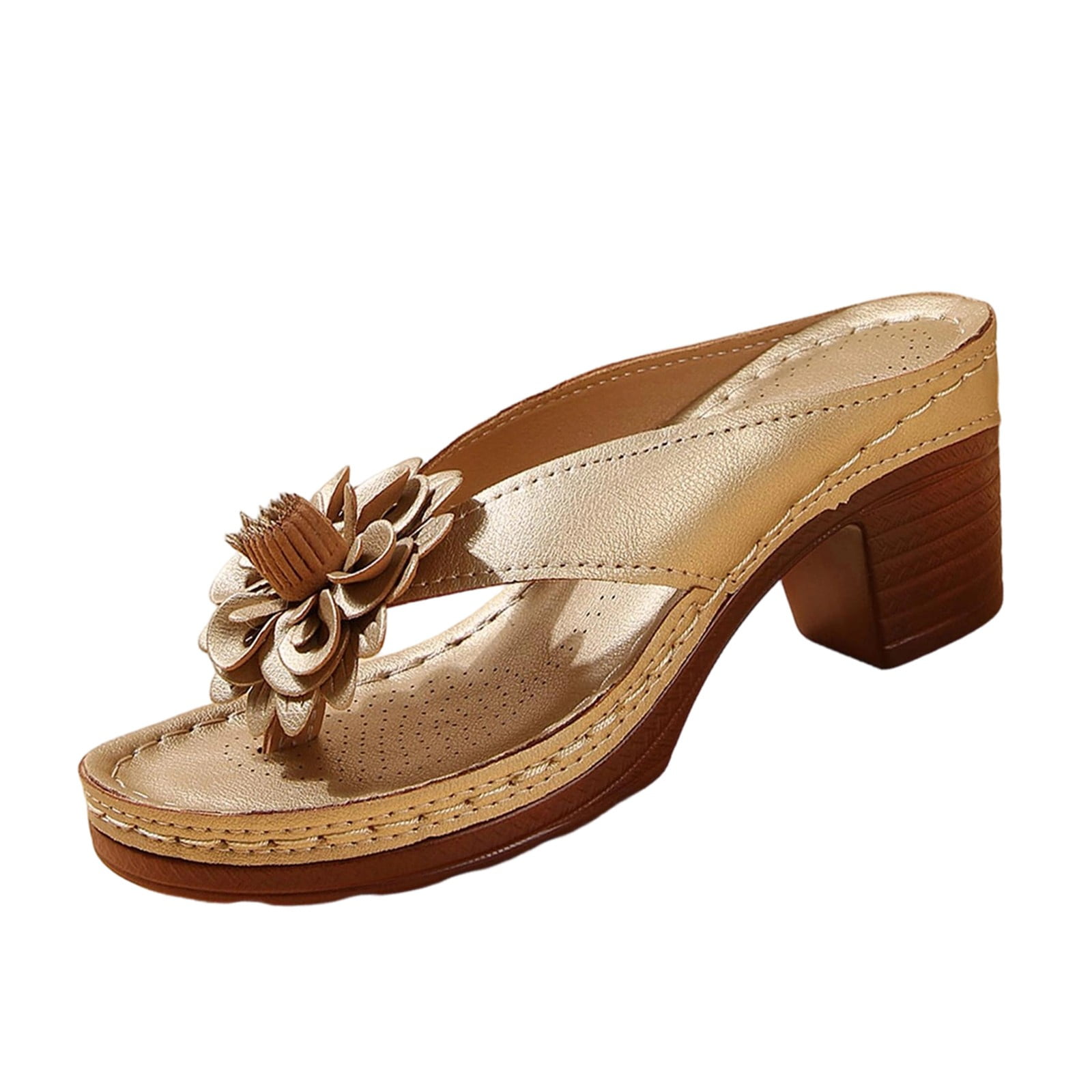 Sandales Compensées Sandale Talon Bois Sandales Compensées Tauxra