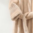 thumbnail image 4 of WOLLED Robe en Polaire pour Garçons et Filles, à Capuche, Couleur Unie, 1-12 Ans, 4 of 7