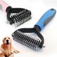 thumbnail image 1 of Vaidha Pet Comb Dog Comb Pet Shedding Comb Double Sided Stainless Steel Pet Knotting Comb, 1 of 1