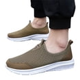thumbnail image 4 of Kcodviy Summer Men Breathable Mesh Sneaker Storage Boxes for Men Shallow Lace Up Casual Sneaker Rack for Men Shoes, 4 of 9