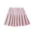 thumbnail image 1 of MIASHUI Jupe Plissée Mini pour Filles Taille Haute Tennis Uniforme Scolaire Jupes, Rose, 3-4 Ans, 1 of 4