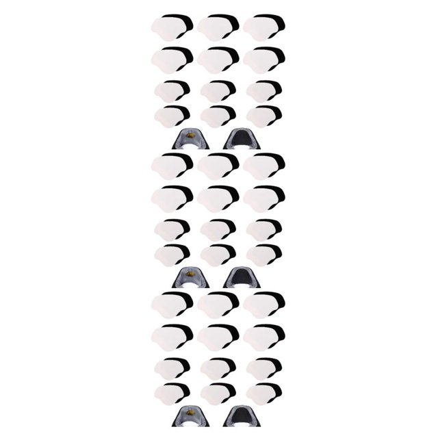 Baohd 12a de Réparation de Talon de Chaussure en Cuir Patch de Talon de Chaussure Petite et Grande Taille 3Ensemble