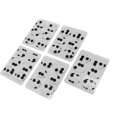 thumbnail image 1 of Gels Humidificateurs pour Tambour, Coussinets de Gel en Silicone Durable Forme Ovale 30 Pcs pour Performance, 1 of 8