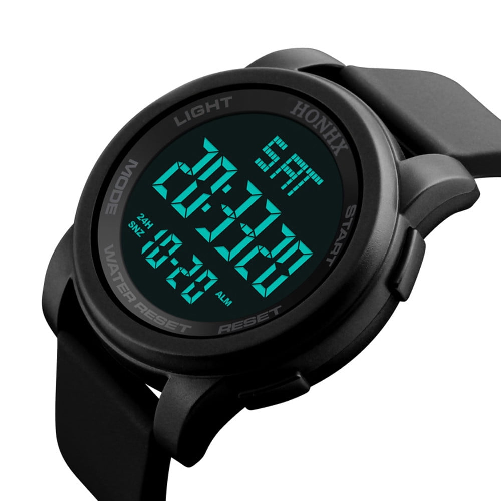 XZNGL Fashion Mens LED Waterproof Digital Quartz Military Luxury Sport Date Watches