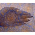 thumbnail image 5 of oneOone Viscose Chiffon Medium Blue Fabric Block Craft Projects Decor Fabric Printed By The Yard 42 Inch Wide-FT, 5 of 5