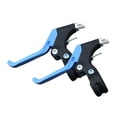 thumbnail image 2 of Siruishop 2 Pieces Bike Brake Lever Three Finger Compatibility Replacement Accessories Black and Blue, 2 of 8