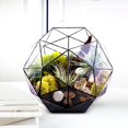 thumbnail image 4 of Geometric Plant Holder Plant Container, Flower Pot, Elegant For Flower Shop Home Garden, 4 of 8