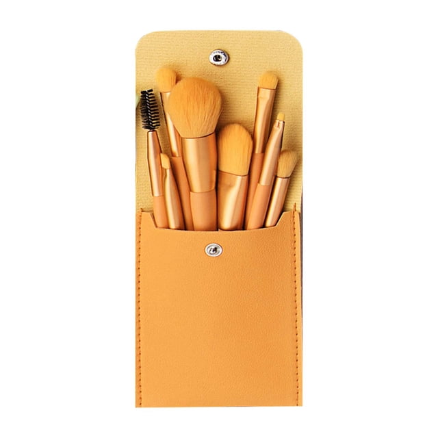 Ensemble de 8 Pinceaux de Maquillage Série Macaron Mini Outils de Maquillage Pinceau de Beauté