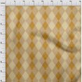 thumbnail image 4 of oneOone Cotton Flex Brown Fabric Check Craft Projects Decor Fabric Printed By The Yard 40 Inch Wide, 4 of 5