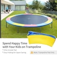 thumbnail image 2 of Soozier 14" Trampoline Pad Φ168" Trampolining Replacement Jump Colorful GYM, 2 of 9