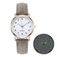 thumbnail image 2 of Ladies Diamond-Studded Luminous Retro Female Watch Belt Quartz Watch, 2 of 9