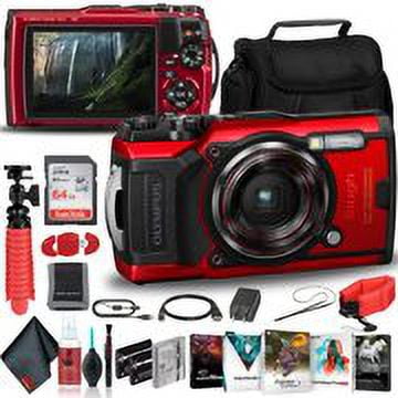 OLYMPUS Tough オリンパス TG-6 BLACK RED 2台 Olympus Tough TG-6 Waterproof Camera (Red) New - Wi-Fi with Extra