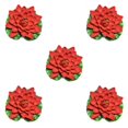 thumbnail image 3 of QualitChoice Artificial Lotus Replacement Simulation Outdoor Garden Park Pond Pool Photography Fake Water Flower Decor Red 5PCS, 3 of 6