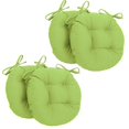 thumbnail image 1 of Coussins de Chaise Ronds Capitonnés en Sergé Uni de 16 Po (Ensemble de 4), 1 of 2