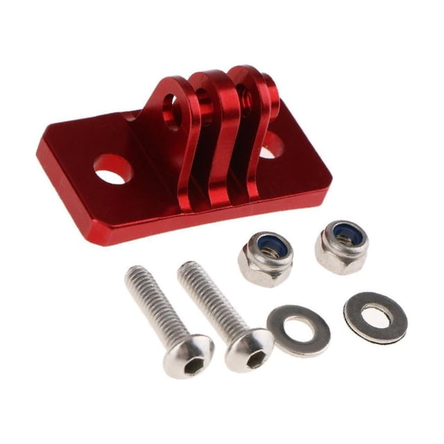 ZheElen Premium Aluminum Alloy Tripod Adapter Mount Base for Hero6/5/4/3 Camera Red Style A 1Set