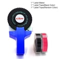 thumbnail image 3 of Anself Mini Portable Manual Label Maker with 2 PVC 9mm Label Tapes, Assorted Colors, 3 of 7