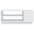 thumbnail image 3 of vidaXL Coffee Table White 102x55x43 cm Engineered Wood, 3 of 4
