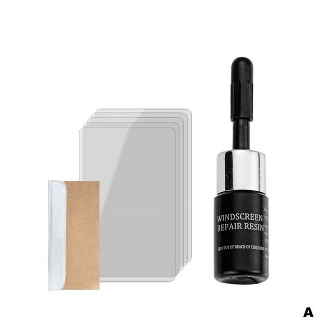 CUITING Kit de Réparation de Pare-Brise en Verre Outil de Fenêtre Pare-Brise Craquelé S5B5