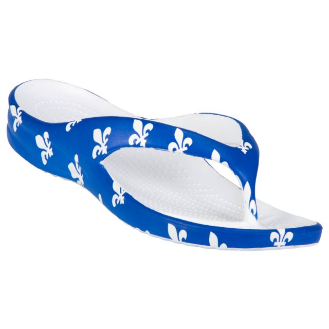 Women's Dawgs Flip Flops Fleur De Lis Size 5