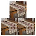 thumbnail image 3 of Youkk Table de Mariage Vintage Confortable avec Pompons pour Montage Vin Rouge 40 * 200cm 3Set, 3 of 6