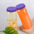 thumbnail image 2 of Binwennn Reusable Sandwich Wrap Glass And Silicone Food Storage Containers Freezer Food Storage Containers Silicone easy to pull can lid, can lid, can store and beverage, silicone leak proof, 2 of 5