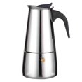 thumbnail image 3 of 2/4/6/9 Cups Moka Pot Coffee Maker,Stainless Steel Moka Pot Maker Coffee Cookers, 3 of 6