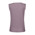 thumbnail image 5 of Timegard Tank Tops for Women Ribbed Deep V-Neck Button Slim Casual Sleeveless Shirts Basic Cami Top, 5 of 5
