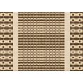 thumbnail image 1 of Ahgly Company Tapis Rectangulaire Lavable en Machine Rouge Brun, 8 Pieds x 10 Pieds, 1 of 7