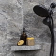 thumbnail image 4 of Palisade Vinyl Waterproof Corner Shower Shelf Spanish Marble, 4 of 7