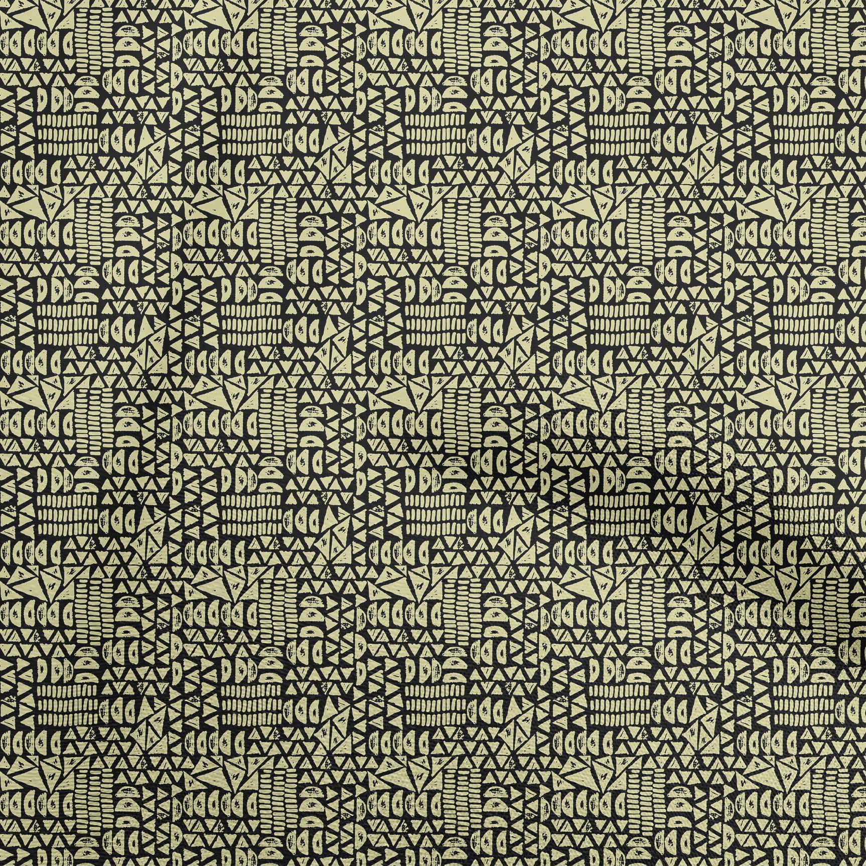 oneOone Rayon Black Fabric Geometric Fabric For Sewing Printed Craft Fabric By The Yard 56 Inch Wide