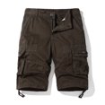 thumbnail image 2 of FAIWAD Men's Casual Elastic Waist Zipper Multi-Pockets Short Pants Drawstring Hem Loose Outdoor Shorts, 2 of 8