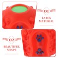 thumbnail image 3 of OULII Jouets Interactifs pour Chiens Balles Distributrices de Friandises Balle Distributrice de Friandises en Plastique Rouge Jeu Indépendant 1Ensemble, 3 of 6