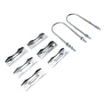 thumbnail image 3 of Antenna Mast Clamp Strong and Secure, Versatile Mounting, All Weather, Easy Installation for Mast with Double Antenna Mast Clamp Kit Iron V Jaw Block, U, 3 of 8
