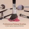 thumbnail image 3 of Swiss Beauty Professional Makeup Brush Set (12 Pcs) - Black, 3 of 5