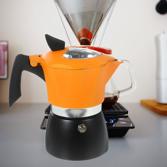 OULII 1 Pce Cafetière Manuelle Cafetière pour Professionnels Jaune