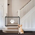 thumbnail image 1 of Jubipavy Clôture Pliable Portable pour Chiens de Compagnie Protection Sans Perçage Barrière Portail Clôture, 1 of 4