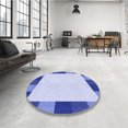 thumbnail image 4 of Ahgly Tapis Rectangulaire Lavable en Machine Intérieur Transitionnel Bleu Ciel, 7 Pieds x 10 Pieds, 4 of 7