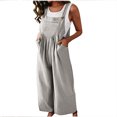 thumbnail image 1 of Penkiiy Combinaisons pour Femmes Mode Été Décontracté Camisole Sans Manches Combinaison Grise TG Combinaisons, 1 of 8