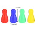 thumbnail image 3 of Khall Plastic Game Pieces Pawn, Game Pieces Pawn,Plastic Colorful Pieces Pawn Chess Pieces Dice Set for Board Card Games Accessories, 3 of 8