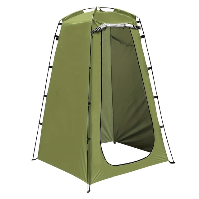 Portable Pop-Up Privacy Tent - Instant Setup Lightweight Shower & Changing Room Shelter with UV Protection Compact Portable Toilet Tent for Outdoor Activities, Hiking Essentials, Beach Shelter