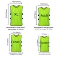 thumbnail image 3 of Toptie Ensembles de 12 Gilets d'Entraînement Vierges, Chasubles de Soccer, 3 of 6